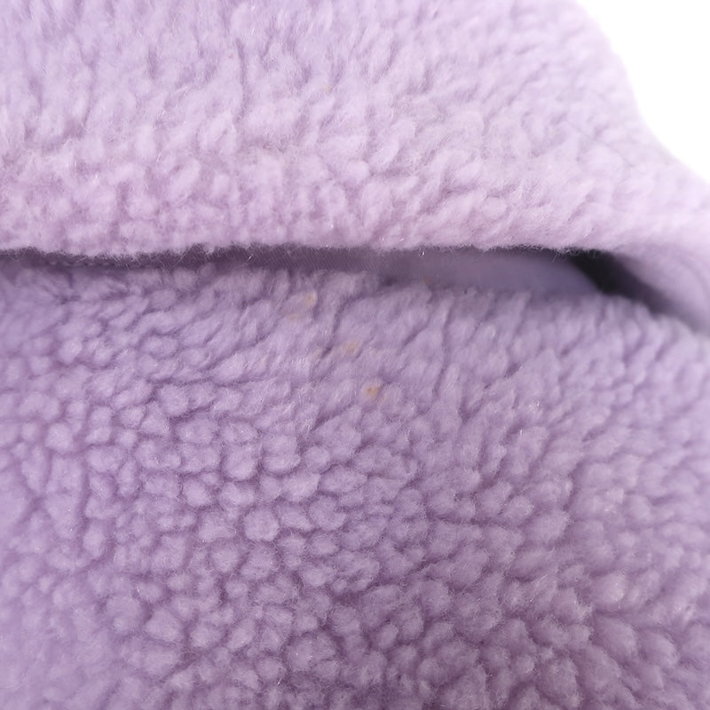 Tibi Gus Faux Shearling Cropped Jacket Lavender Size Medium