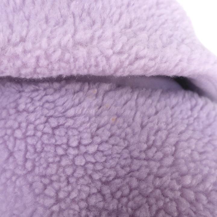 Tibi Gus Faux Shearling Cropped Jacket Lavender Size Medium