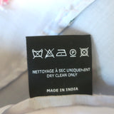 Isabel Marant Utah Floral-Embroidered Puff Sleeve Blouse Light Blue Size 36