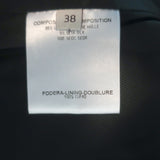 Stella McCartney Blazer Black Wool-Silk Size 38 One-Button Jacket