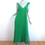 Xirena Leyla Ruffle Strap Maxi Dress Green Cotton Gauze Size Medium