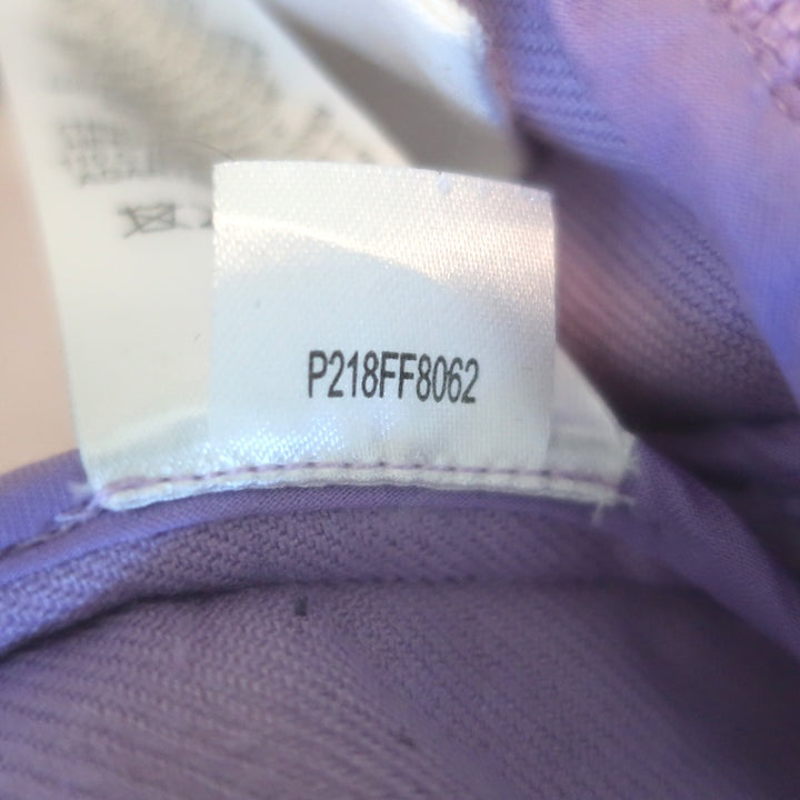 Tibi Gus Faux Shearling Cropped Jacket Lavender Size Medium
