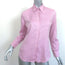 Loro Piana Button-Up Shirt Pink Pinstripe Cotton Size 42 Long Sleeve Top