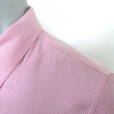 Loro Piana Button-Up Shirt Pink Pinstripe Cotton Size 42 Long Sleeve Top