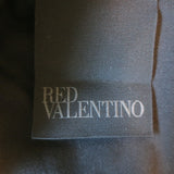 RED Valentino Lace-Trim Puffer Cape Black Size 40