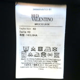 RED Valentino Lace-Trim Puffer Cape Black Size 40