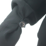 ACNE Studios Button-Cuff Blazer Black Wool Crepe Size 40 Single Breasted Jacket