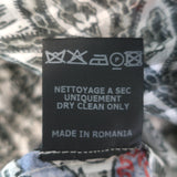 Isabel Marant Eydie Sleeveless Midi Dress Black/White Printed Silk Size 34