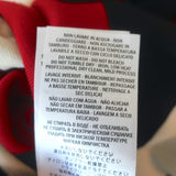 Gucci Striped Ruffle Top Red Striped Wool Knit Size Large Sleeveless Sweater