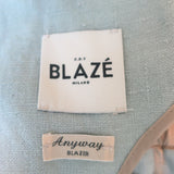 Blaze Milano Anyway Blazer Sage Linen Size 0 Double Breasted Jacket