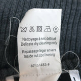 Sonia by Sonia Rykiel Long Sleeve Sweater Dress Black & Gray Knit Size Small