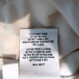 Ulla Johnson Paperbag-Waist Denim Midi Skirt Ivory Size 8