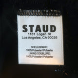 STAUD Seraphina Beaded Tulle Sleeveless Top Black Size 2 NEW