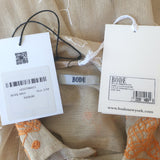 Bode Lilium Embroidered Mesh Shirt Beige Size Small/Medium Long Sleeve Top NEW