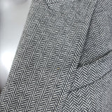 Veronica Beard Bayard Colorblock Dickey Jacket Gray Herringbone Size 8