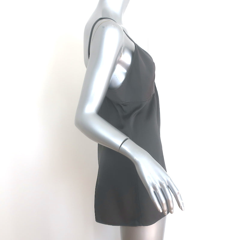 Toteme Crepe Cami Top Charcoal Size 40 V-Neck Tank Top