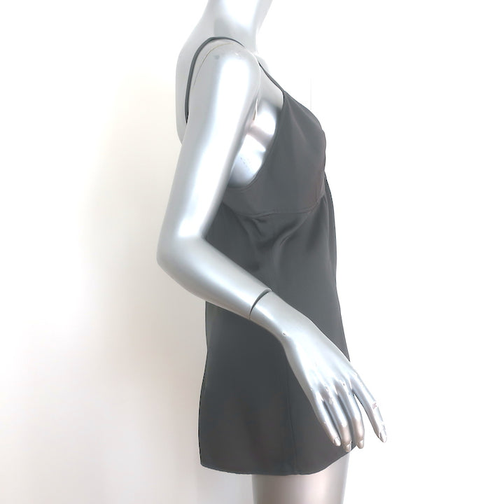 Toteme Crepe Cami Top Charcoal Size 40 V-Neck Tank Top