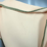 Kenzo Pansy Asymmetric Draped Midi Dress Pale Yellow Size 36