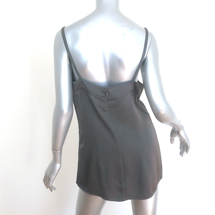 Toteme Crepe Cami Top Charcoal Size 40 V-Neck Tank Top