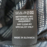 Isabel Marant Crystal-Embellished Jacket Flana Navy Striped Linen Size 3