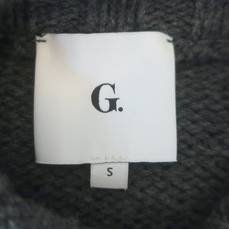 G. Label by goop Puff Sleeve Cardigan Gray Virgin Wool Size Small