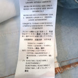 Stella McCartney Anne Crisscross-Back Denim Mini Dress Light Blue Size 44