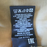 Isabel Marant Etoile Layona Top Olive Cotton Size 36 Flutter Sleeve Blouse