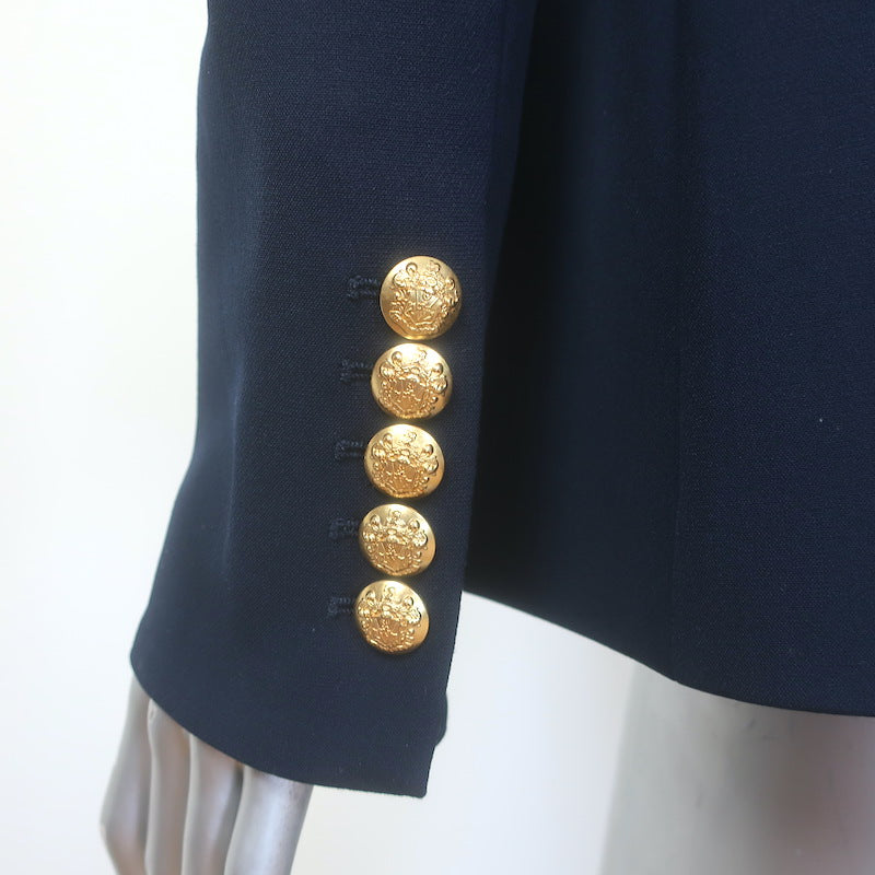 Veronica Beard Miller Dickey Jacket Navy Size 6 Double Breasted Blazer