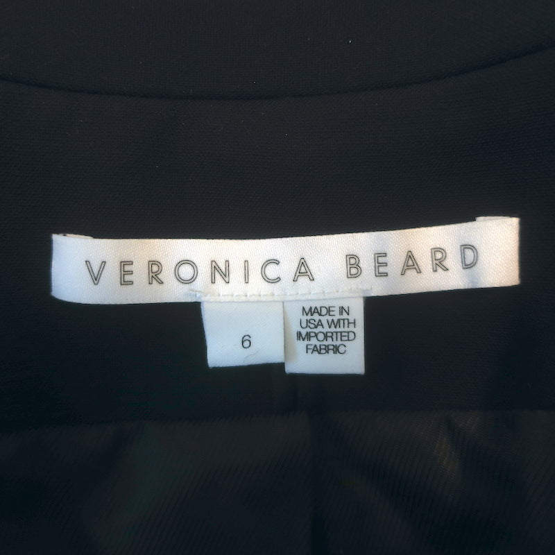 Veronica Beard Miller Dickey Jacket Navy Size 6 Double Breasted Blazer