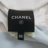 Chanel 09P Camellia Laser Cut Bomber Jacket Black Size 36