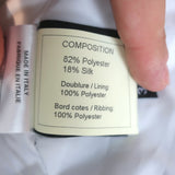 Chanel 09P Camellia Laser Cut Bomber Jacket Black Size 36