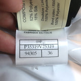 Chanel 09P Camellia Laser Cut Bomber Jacket Black Size 36