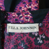 Ulla Johnson Puff Sleeve Tiered Dress Nora Quilted Printed Cotton Size 10