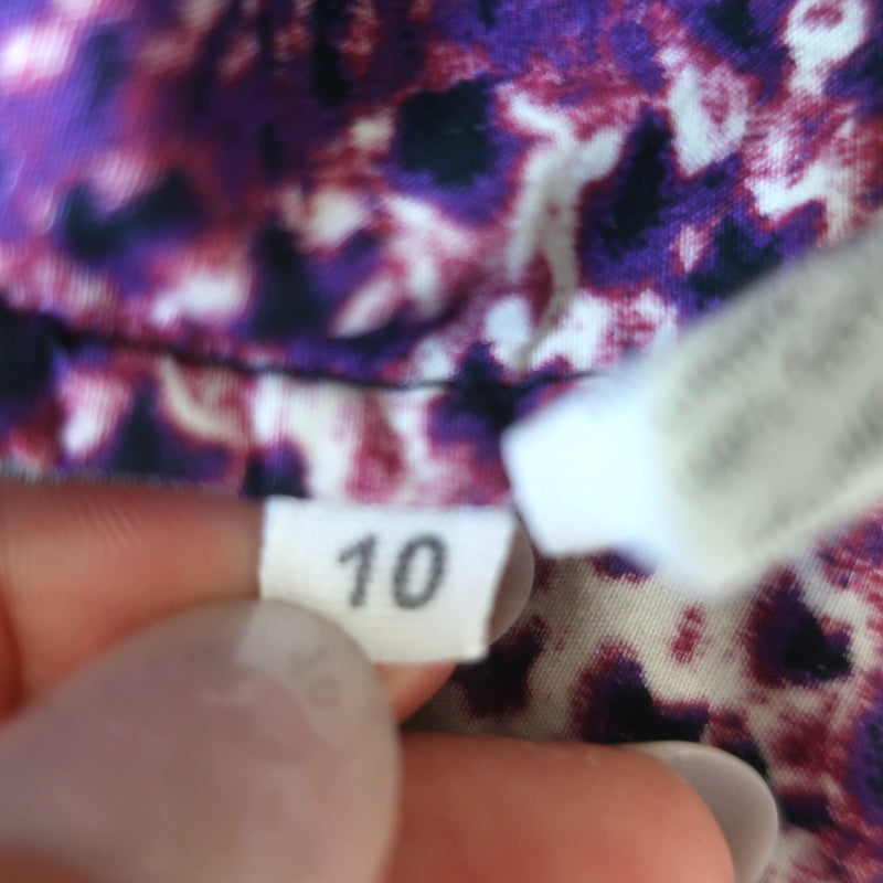 Ulla Johnson Puff Sleeve Tiered Dress Nora Quilted Printed Cotton Size 10