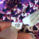 Ulla Johnson Puff Sleeve Tiered Dress Nora Quilted Printed Cotton Size 10