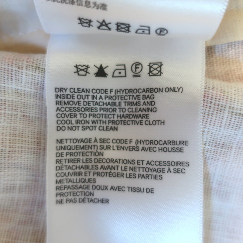 Zimmermann Wylie Tunic Mini Dress Mustard Printed Linen Size 0P NEW