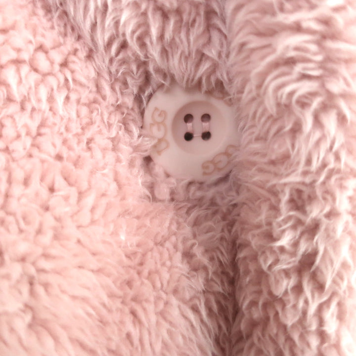 UGG Annona Sherpa Travel Cardigan Coat Pink Size Extra Small