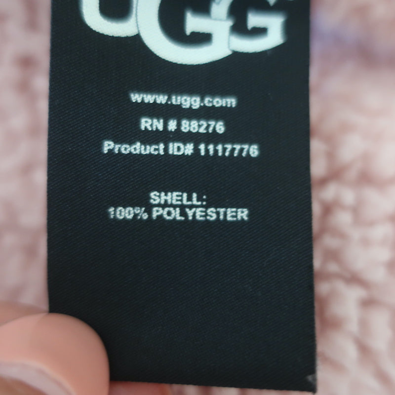 UGG Annona Sherpa Travel Cardigan Coat Pink Size Extra Small