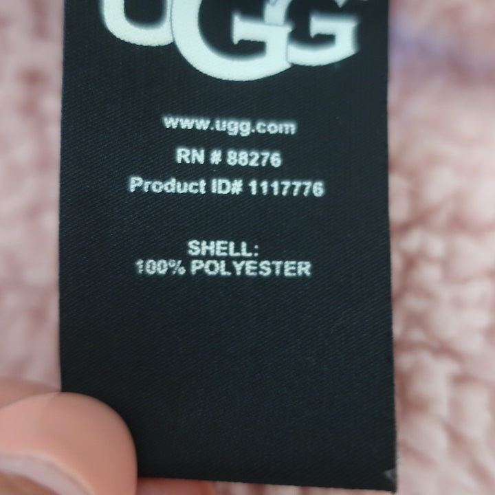 UGG Annona Sherpa Travel Cardigan Coat Pink Size Extra Small