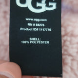 UGG Annona Sherpa Travel Cardigan Coat Pink Size Extra Small