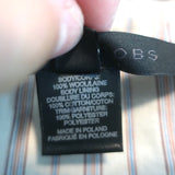 Marc Jacobs Jacket Navy/Black Satin-Trimmed Wool Size Large