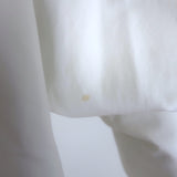 Alexander McQueen Layered-Effect Peplum Sweater Navy & White Size Medium