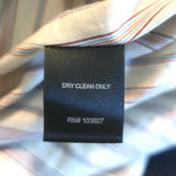 Marc Jacobs Jacket Navy/Black Satin-Trimmed Wool Size Large