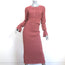 Altuzarra Matching Cardigan & Midi Skirt Set Pink Ribbed Knit Size Extra Small