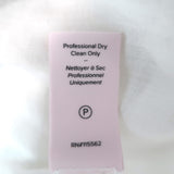 Cinq a Sept Tie-Neck Sleeveless Ruffle Top White Cotton Size Medium