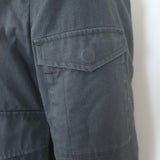 Theory Kerby Canvas Bomber Jacket Black Cotton-Blend Size Extra Small