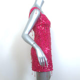 SIMKHAI Noemi Beaded Mini Dress Fuchsia Size 0