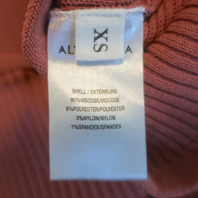 Altuzarra Matching Cardigan &amp; Midi Skirt Set Pink Ribbed Knit Size Extra Small
