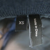 Theory Kerby Canvas Bomber Jacket Black Cotton-Blend Size Extra Small