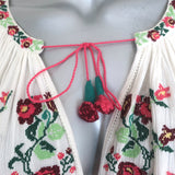 Ulla Johnson Filia Floral-Embroidered Maxi Dress Cream Cotton Size 4 NEW